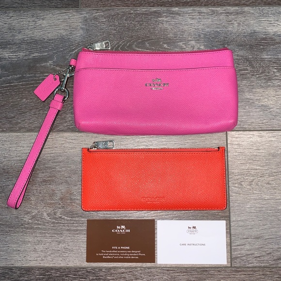 RARE COACH Clutch Wallet Mini Bag 2 Piece Set - Picture 3 of 17